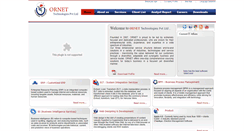 Desktop Screenshot of ornettech.com